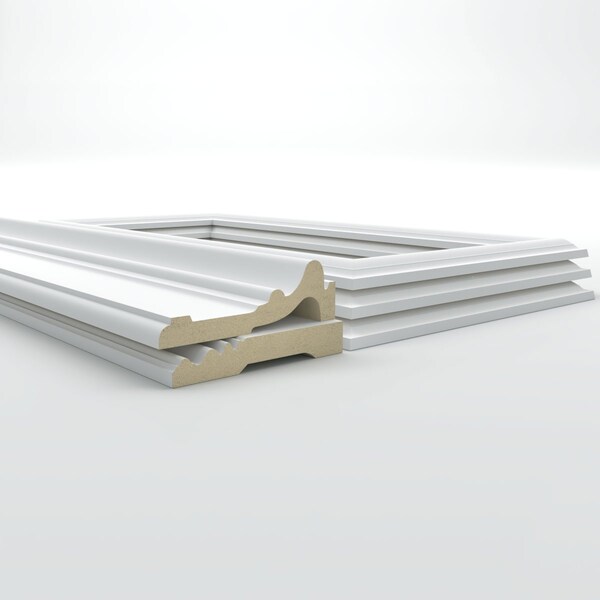 Ekena Millwork Wainscot Paneling Kit, Urethane, 94-1/2 in L, Factory Primed - WPKUSQ061P032