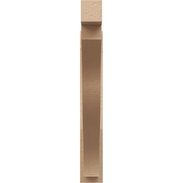 Ekena Millwork 6-in W x 40-in D x 40-in H Funston Block Rough Cedar Woodgrain TimberThane Outlooker, Primed Tan - OUTUR060X40X40FST44RCPR