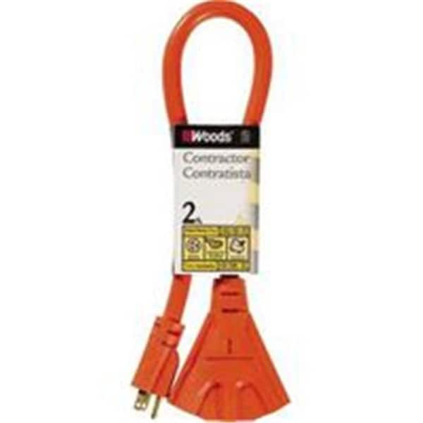 Adaptador de 3 receptáculos 12/3 STW 15A Org 990824 - 8099418 de Southwire Coleman Cable Inc.