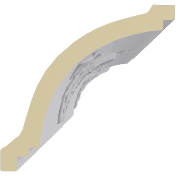 Ekena Millwork 3 3/4"H x 3 7/8"P x 5 3/8"F x 94 1/2"L, (12" Repeat), Strasbourg Crown Moulding - MLD04X04X05SG
