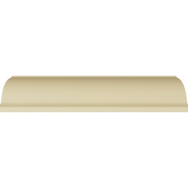 Ekena Millwork 3 3/4"H x 3 7/8"P x 5 3/8"F x 94 1/2"L, (12" Repeat), Strasbourg Crown Moulding - MLD04X04X05SG