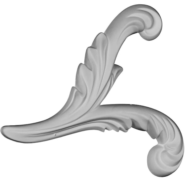 Ekena Millwork 9 3/4"W x 8 1/2"H x 7/8"P Franklin Onlay, Right - ONL09X08X00FN-R