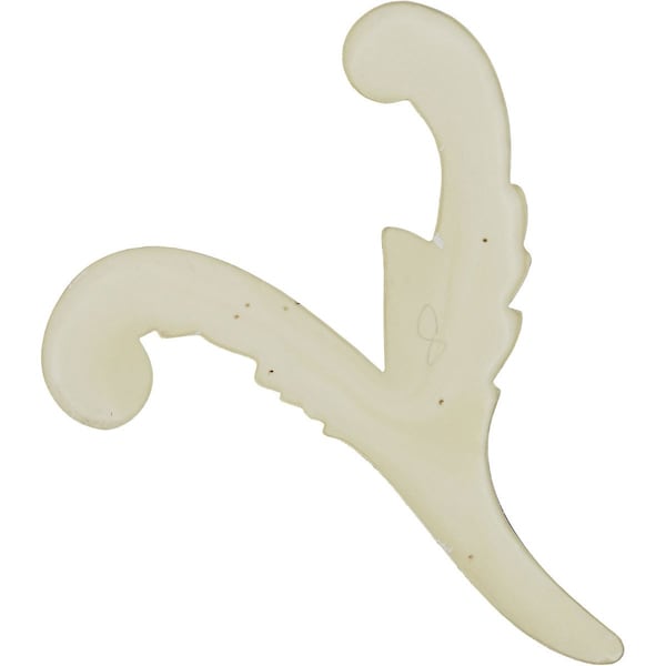 Ekena Millwork 9 3/4"W x 8 1/2"H x 7/8"P Franklin Onlay, Right - ONL09X08X00FN-R