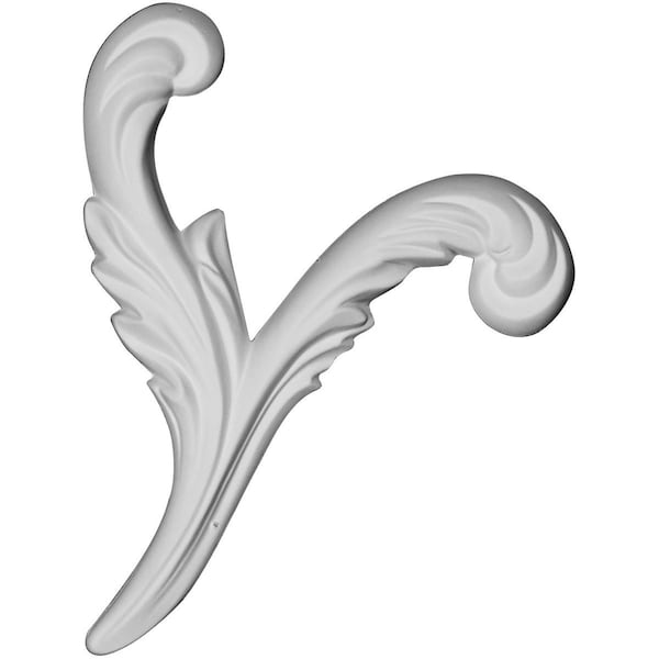 Ekena Millwork 9 3/4"W x 8 1/2"H x 7/8"P Franklin Onlay, Right - ONL09X08X00FN-R
