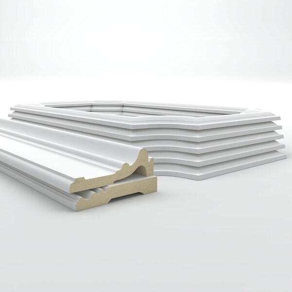 Ekena Millwork Wainscot Paneling Kit, Urethane, 94-1/2 in L, Factory Primed - WPKUSC041P040