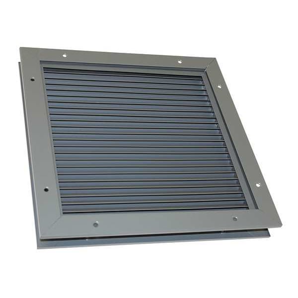 Dayton Door Louver, 22-1/8 H, 22-1/4 W, Steel - 6WRJ9