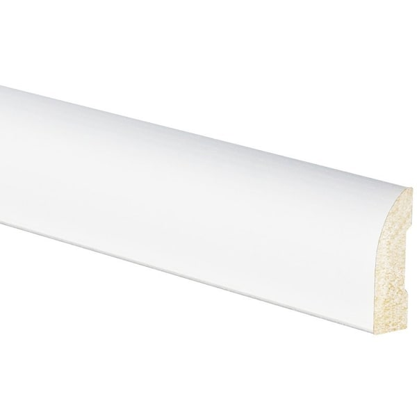 Inteplast Group 856 OG Stop Moulding, 7 ft L, 114 in W, Polystyrene, Crystal White - 61080700032