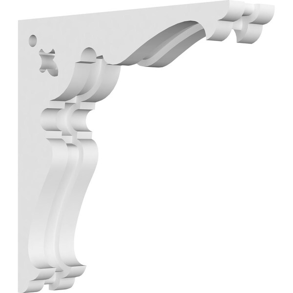 Ekena Millwork Heath Architectural Grade PVC Corbel, 1 7/8"W X 8"D X 8"H - CORP01X08X08HE