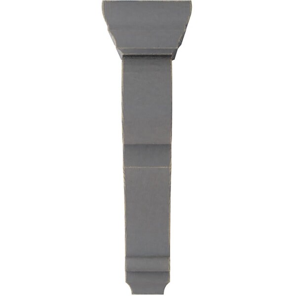 Ekena Millwork 2 1/2"W x 5 1/2"D x 10"H Medium Rojas Wood Vintage Decor Corbel, Pebble Grey - CORWD02X05X10RJPG