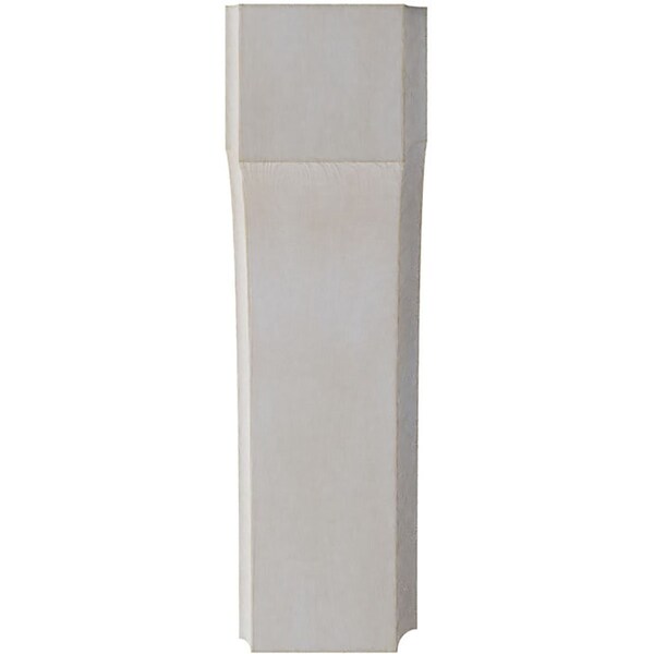 Ekena Millwork 1 3/4"W x 4"D x 6"H Clarksville Wood Vintage Decor Bracket, Chalk Dust White - BKTWD02X04X06CVWH