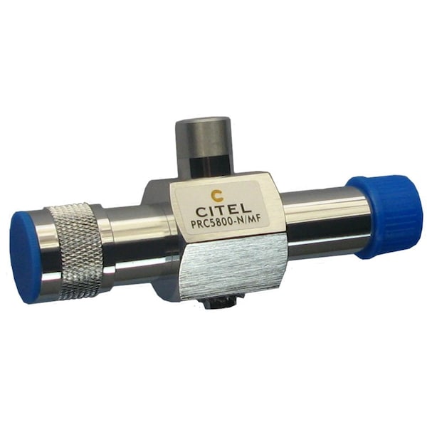 Citel Quarter Wave Stub, 4500-6000 Mhz, 50 Ohm, 50Ka, 1500W, Conector N-Type Macho-Hembra - PRC5800 N/MF