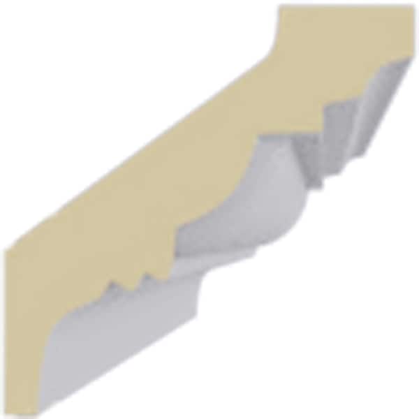 Ekena Millwork 2 3/8"H x 2 3/8"P x 3 3/8"F x 94 1/2"L Helene Crown Moulding - MLD02X02X04HE