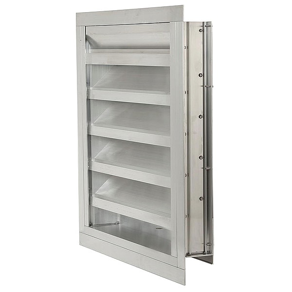 Dayton Louver Damper, Adjustable, 18H x 18W - 20UA21