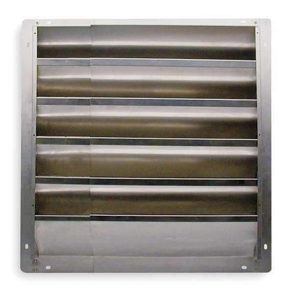 Dayton Louver, Intake, 21-36 In, Aluminum - 4F954