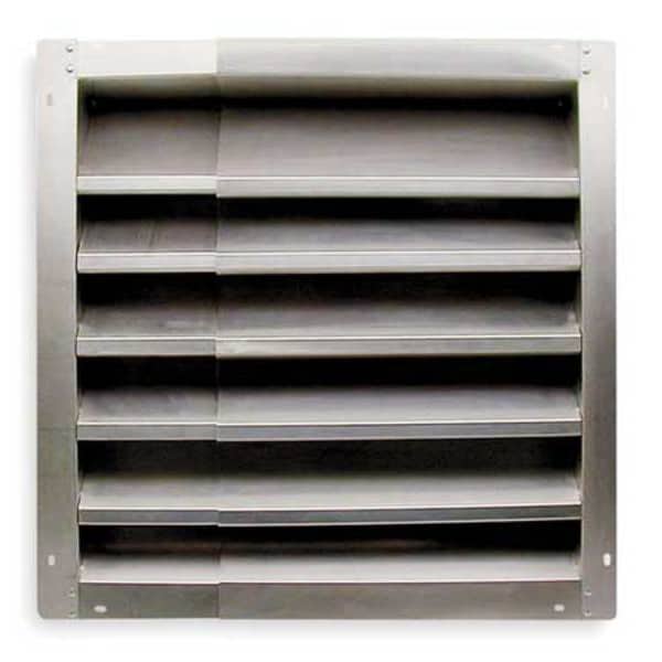 Dayton Louver, Intake, 21-36 In, Aluminum - 4F954