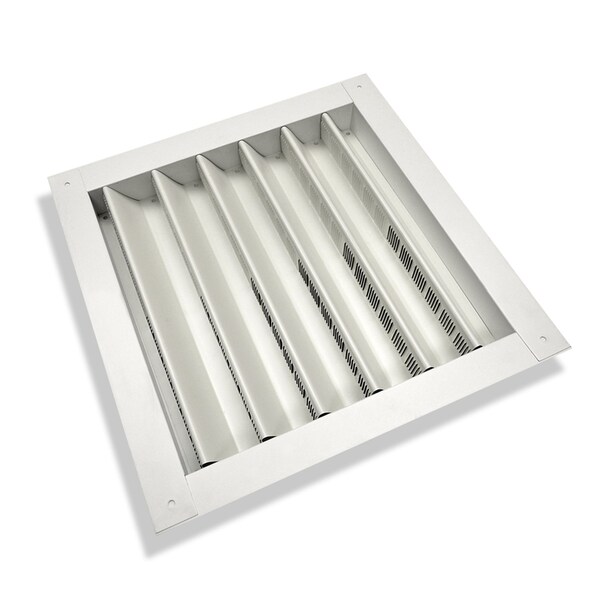 Gaf Master Flow 12 in. W X 12 in. L White Aluminum Wall Louver - DA1212W