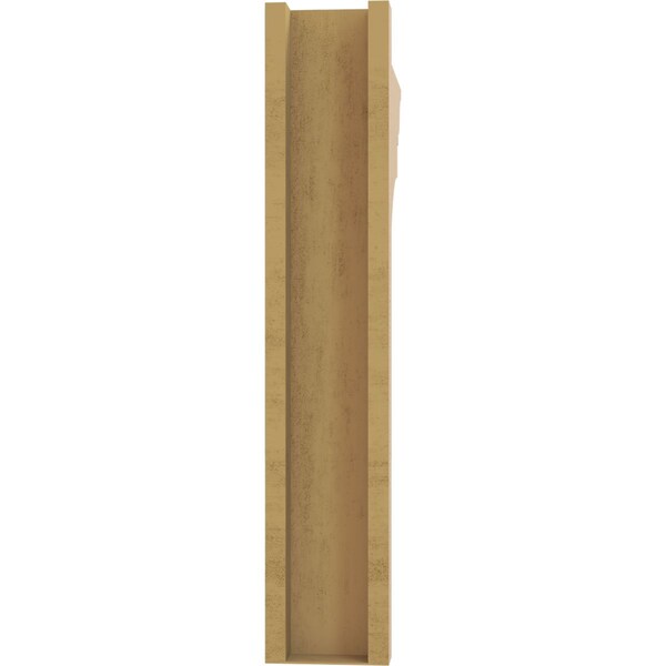 Ekena Millwork 6-in W x 28-in D x 32-in H Funston Trad Rough Cedar Woodgrain TimberThane Outlooker, Primed Tan - OUTUR060X28X32FST04RCPR