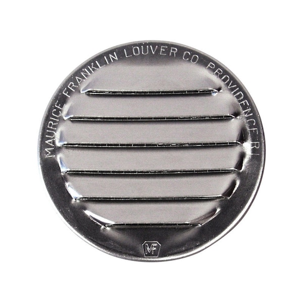 Maurice Franklin Lou Maurice Franklin Louver 1 in. W X 1 in. L Bright Silver Aluminum Mini Louver - RL-100  1