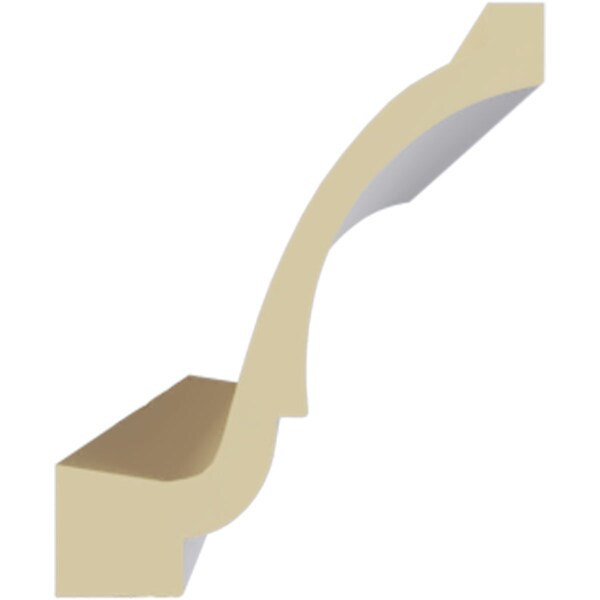 Ekena Millwork 5 5/8"H x 4 5/8"P x 8"F x 94 1/2"L Marseille Crown Moulding - MLD06X05X08MA