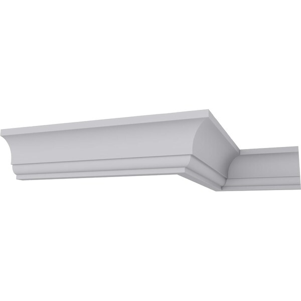 Ekena Millwork 5 5/8"H x 4 5/8"P x 8"F x 94 1/2"L Marseille Crown Moulding - MLD06X05X08MA