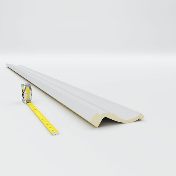 Ekena Millwork 5 5/8"H x 4 5/8"P x 8"F x 94 1/2"L Marseille Crown Moulding - MLD06X05X08MA