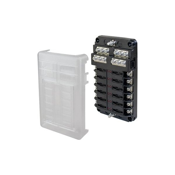 Bloque fusible Sea Dog 12 terminales con LED, #445188-1 - 445188-1
