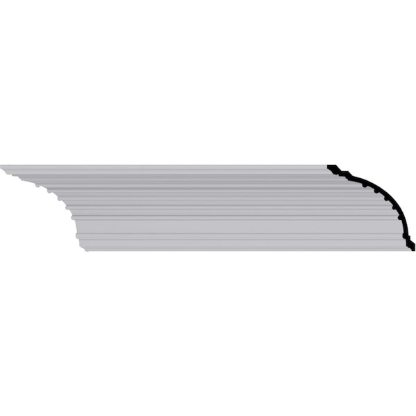 Ekena Millwork 6 1/4"H x 6 1/2"P x 9"F x 94 1/2"L, Foster Cove Crown Moulding - MLD06X06X09FO