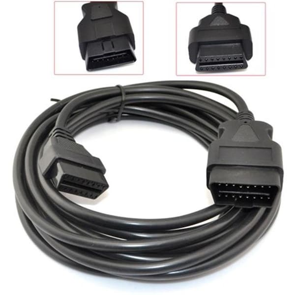 Ikkegol 40056 16.4 ft. Extensión de cable de diagnóstico para automóvil de 16 pines macho a hembra - 40056