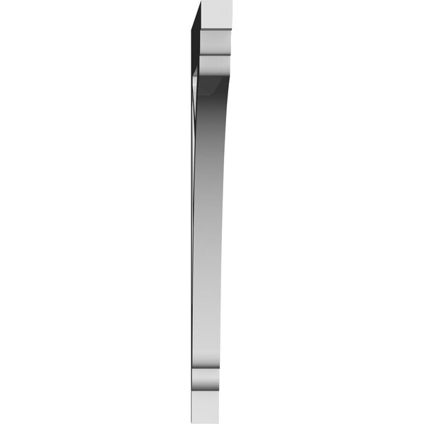 Ekena Millwork Stanford Architectural Grade PVC Bracket, 5/8"W X 5 1/2"D X 9"H - BKTP01X05X09ST