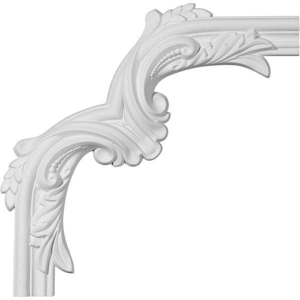 Ekena Millwork Panel Moulding Corner, High Density Urethane, 12-1/2 in H, 12-1/2 in W - PML12X12CL