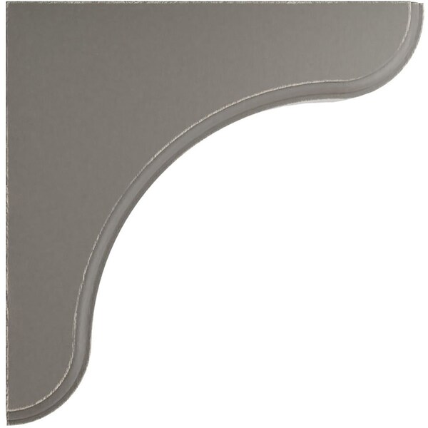 Ekena Millwork 1 3/4"W x 7 1/2"D x 7 1/2"H Eaton Wood Vintage Decor Bracket, Reclaimed Grey - BKTWD02X08X08EAGY