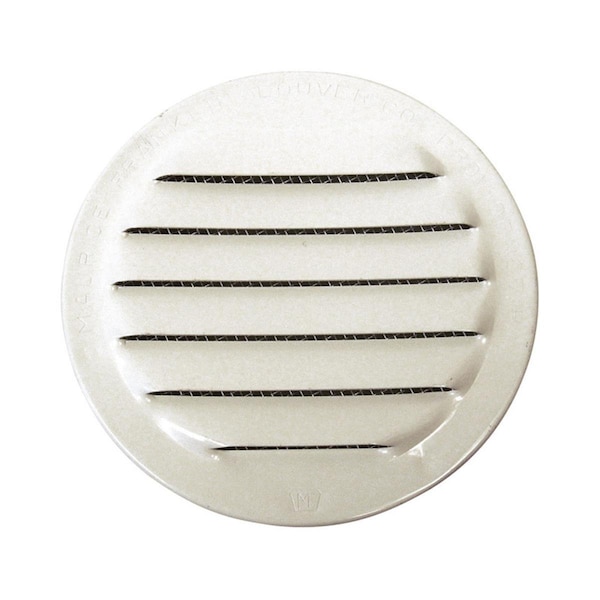 Swivel 2.5 x 2.5 in. Gloss White Aluminum Mini Louver, 4PK - SW2738496