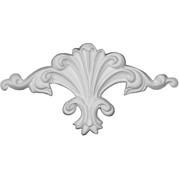Ekena Millwork 7 1/8"W x 3 3/4"H x 3/4"P Scroll Onlay - ONL07X04X01SC