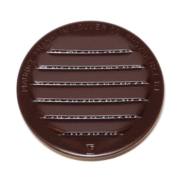 Maurice Franklin Lou Maurice Franklin Louver 1 in. W X 1 in. L Gloss Brown Aluminum Mini Louver - RLB-100 1