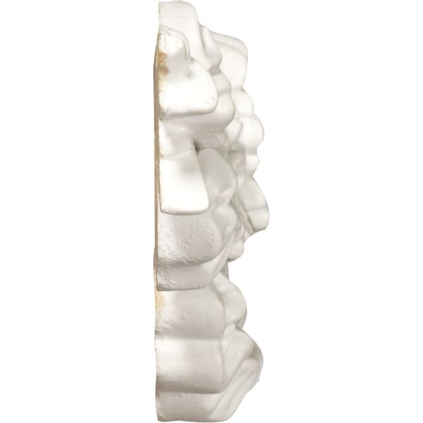 Ekena Millwork 7 3/4"W x 3"H x 7/8"P Floral Ribbon Onlay, Left - ONL03X07X01FL-L