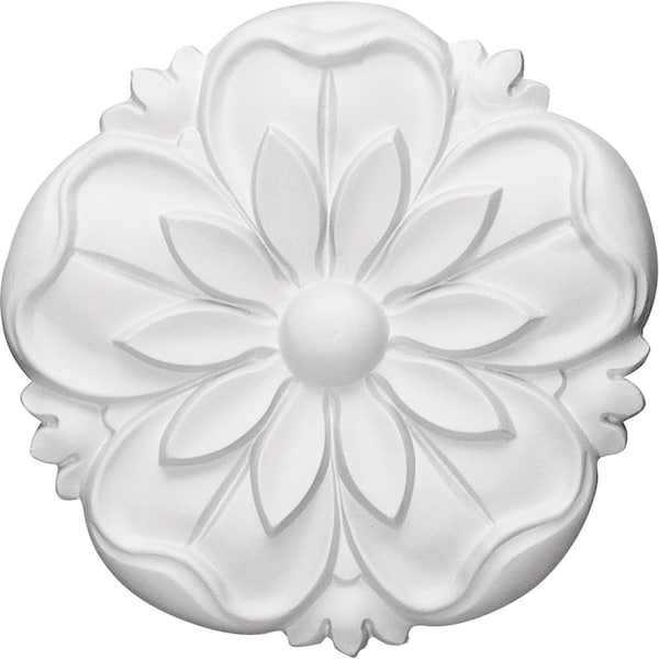 Ekena Millwork 5 7/8"OD x 7/8"P Lyre Round Rosette - ROS05X05LY