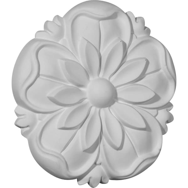 Ekena Millwork 5 7/8"OD x 7/8"P Lyre Round Rosette - ROS05X05LY
