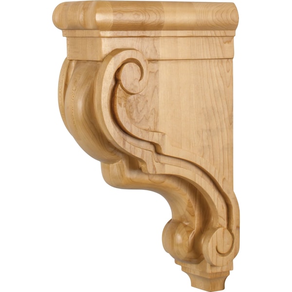 Hardware Resources 3-3/8" Wx7-3/4"Dx13"H White Birch Scrolled Corbel - CORF-WB
