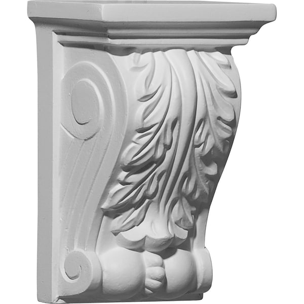 Ekena Millwork 3 7/8"W x 2 3/4"D x 5 7/8"H Legacy Acanthus Corbel - COR03X02X05LE