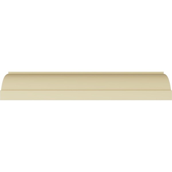 Ekena Millwork 3 1/8"H x 3 1/8"P x 4 3/8"F x 94 1/2"L Rose Crown Moulding - MLD03X03X04RO