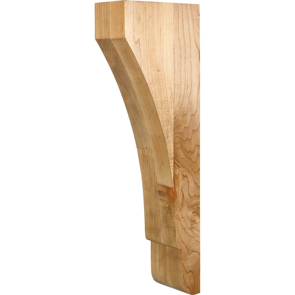 Hardware Resources 3" Wx6"Dx18"H Alder Minimalist Corbel - CORZ-3ALD