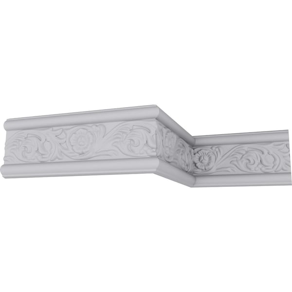 Ekena Millwork Chair Rail, Urethane, 94-1/2 in L, 3-1/8 in H - MLD03X00EM