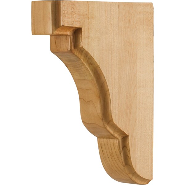 Hardware Resources 1-3/4" Wx5"Dx7"H Alder Square Edge Corbel - CORSQ-1ALD