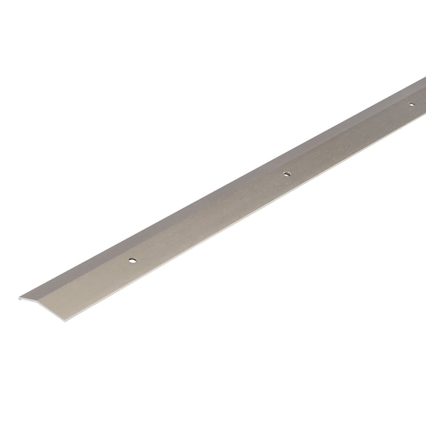 M-D Building Products Aluminum, Pewter, 96 in L, 1.375 in W - 97000