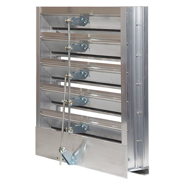 Dayton Louver Damper, Adjustable, 18H x 24W - 20UA93