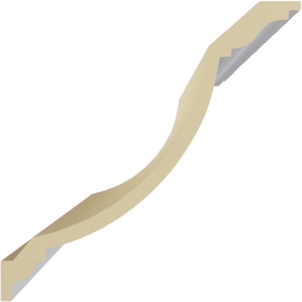 Ekena Millwork 11 7/8"H x 11 7/8"P x 16 5/8"F x 94 1/2"L Claremont Crown Moulding - MLD12X12X17CL