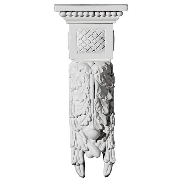 Ekena Millwork 4"W x 2 1/8"D x 9 5/8"H Hampshire Medium Drop Corbel - COR04X02X09HA