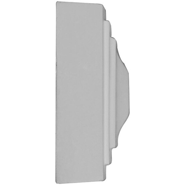Ekena Millwork 4 3/8"W x 4 3/8"H x 1 1/4"P Dover Rosette - ROS04X04DR