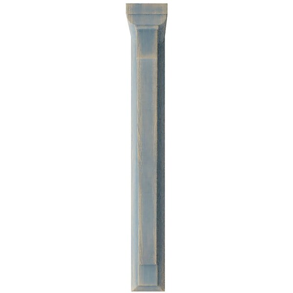 Ekena Millwork 1 1/2"W x 9"D x 11"H Hamilton Traditional Wood Vintage Decor Bracket, Driftwood Blue - BKTWD01X09X11HABU