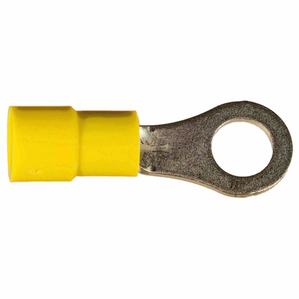 Terminales de Anillo Aislados de Midwest Fastener 12 WG a 10 WG x 1/4" 6PK - 69967